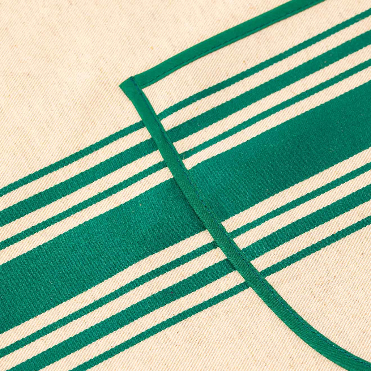 GREEN TWILL APRON