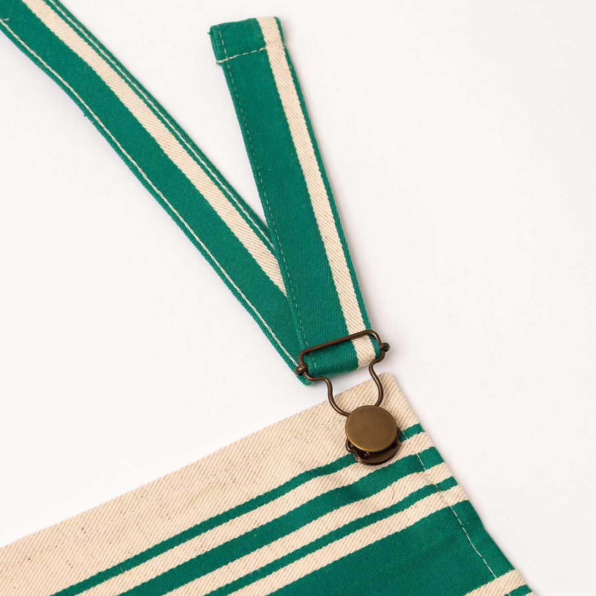 GREEN TWILL APRON