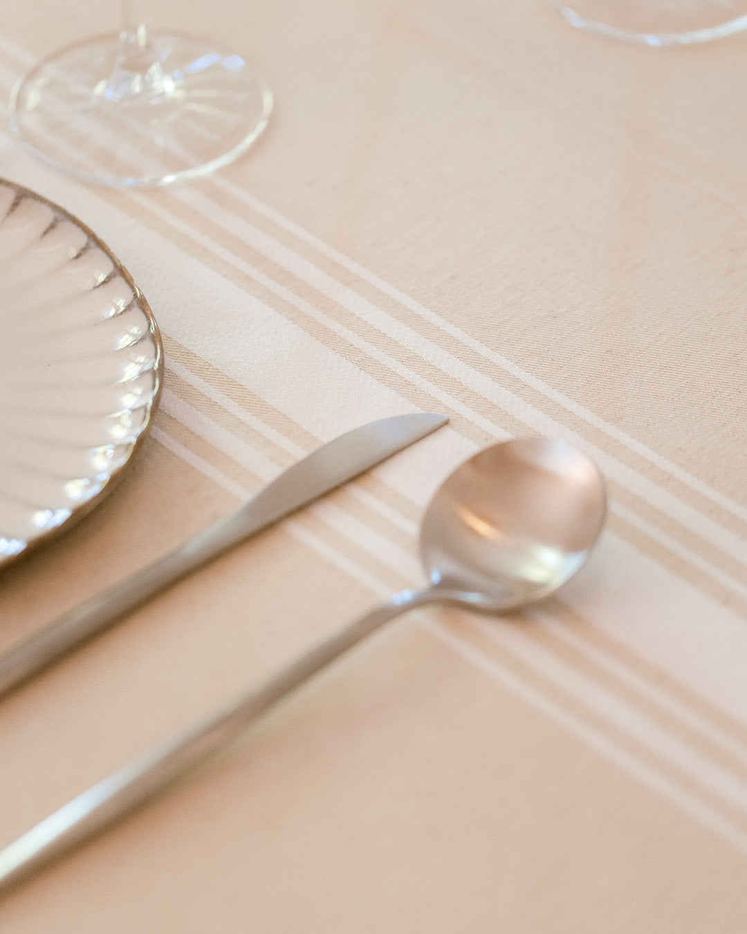 COUTIL BLANC TABLECLOTH