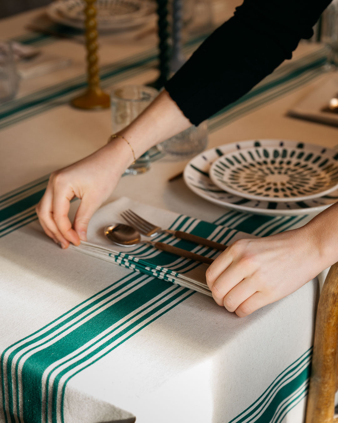 NAPPE COUTIL VERT