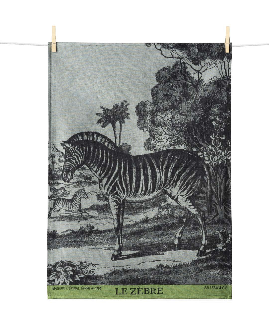 DISHCLOTH THE ZEBRA