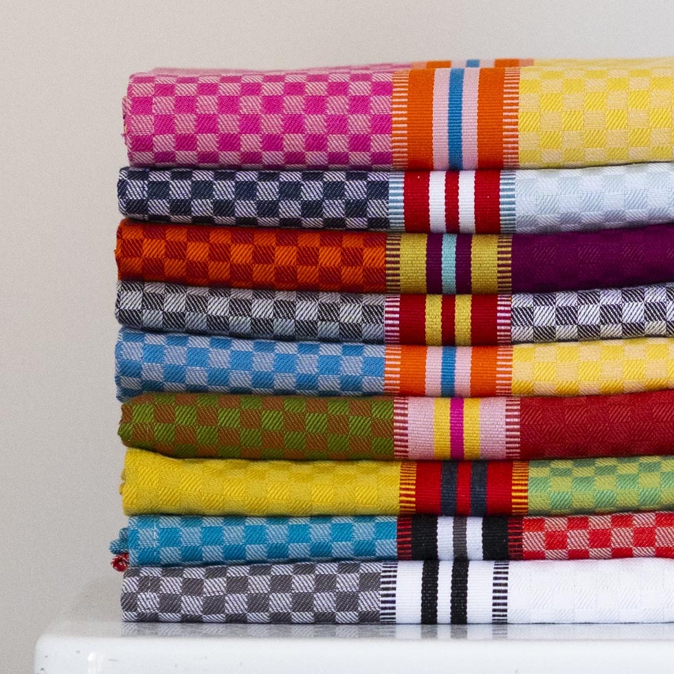 Torchons basques colorés