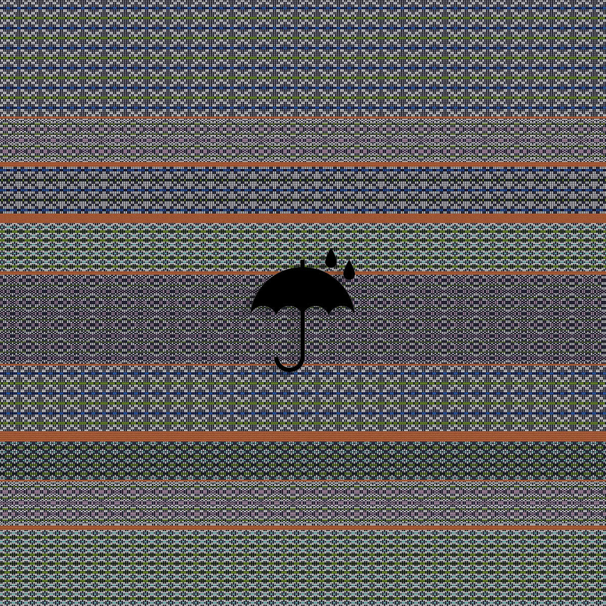 BESCHICHTETE TISCHDECKE CANNAGE SCHWARZ