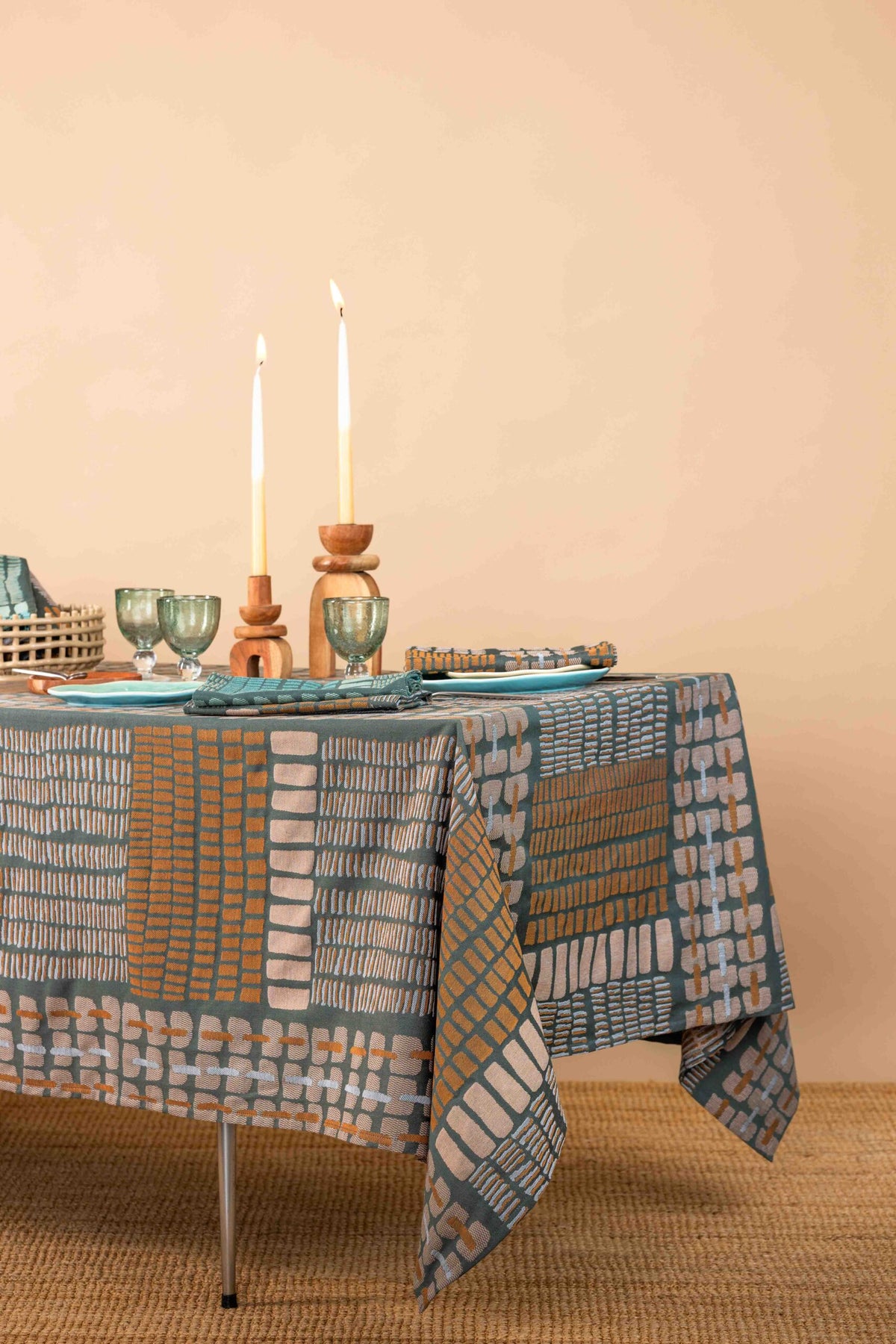 APRICOT SCALED TOWEL