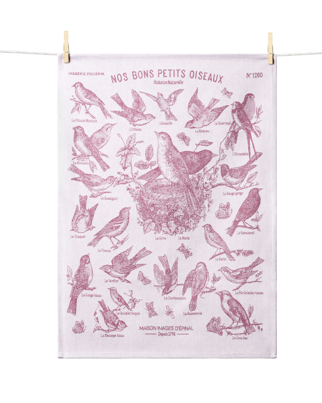 TORCHON NOS BONS PETITS OISEAUX
