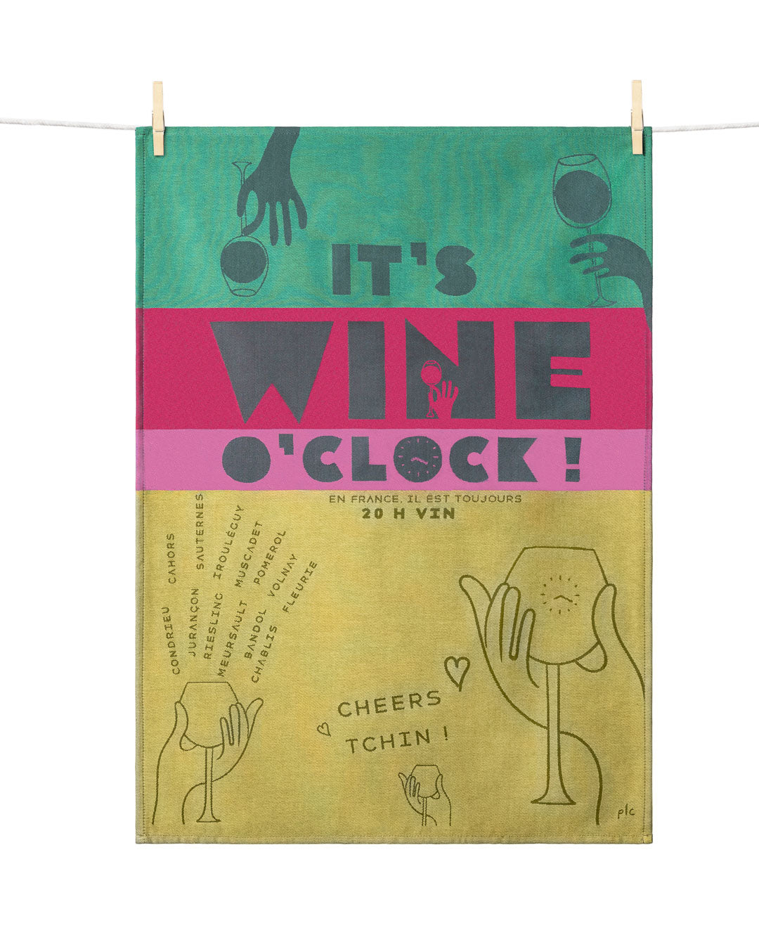 DISH TOWEL O'CLOCK