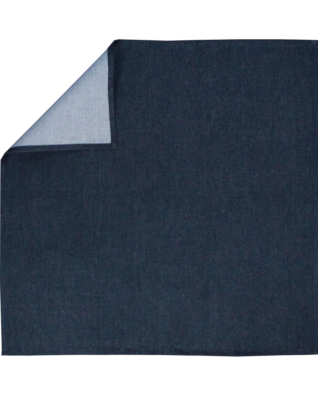 BLACK NAPKIN WITH ECRU REVERSE