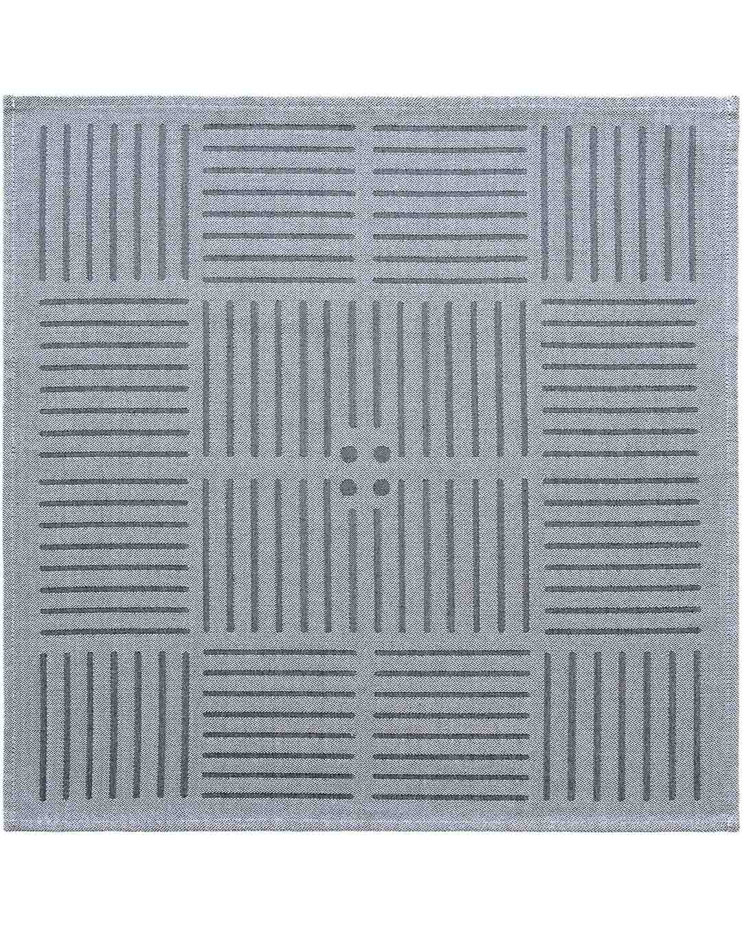FATXADA TOWEL WHITE/GRAY-GREEN