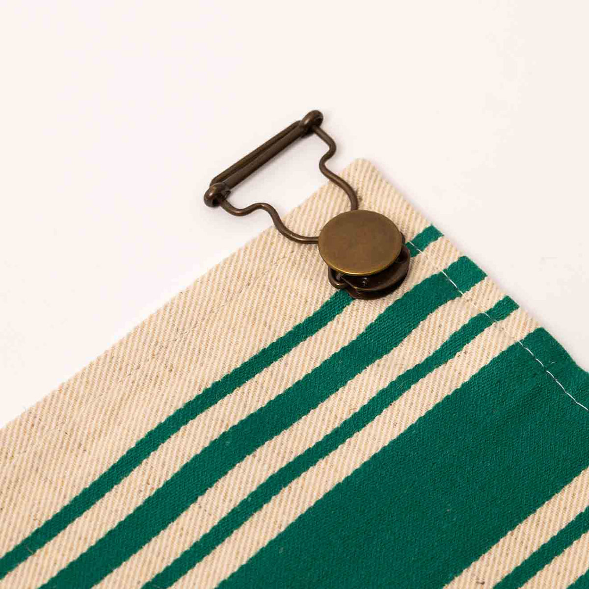 GREEN TWILL APRON