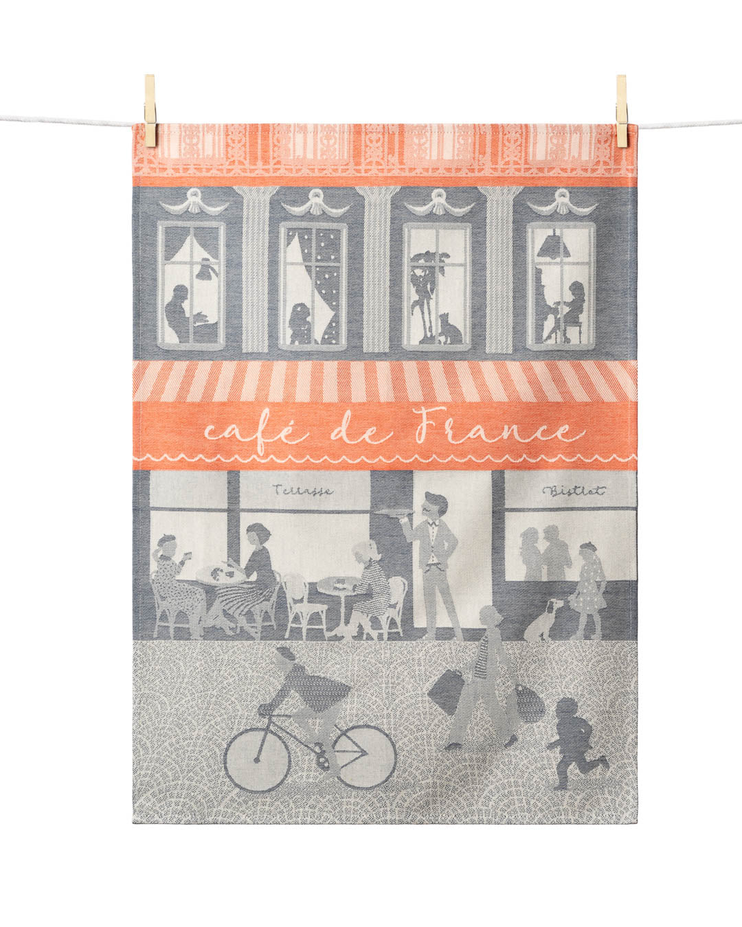 TORCHON CAFÉ DE FRANCE
