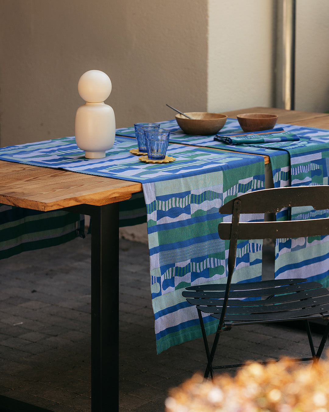 CHEMIN DE TABLE DUNE BLUE
