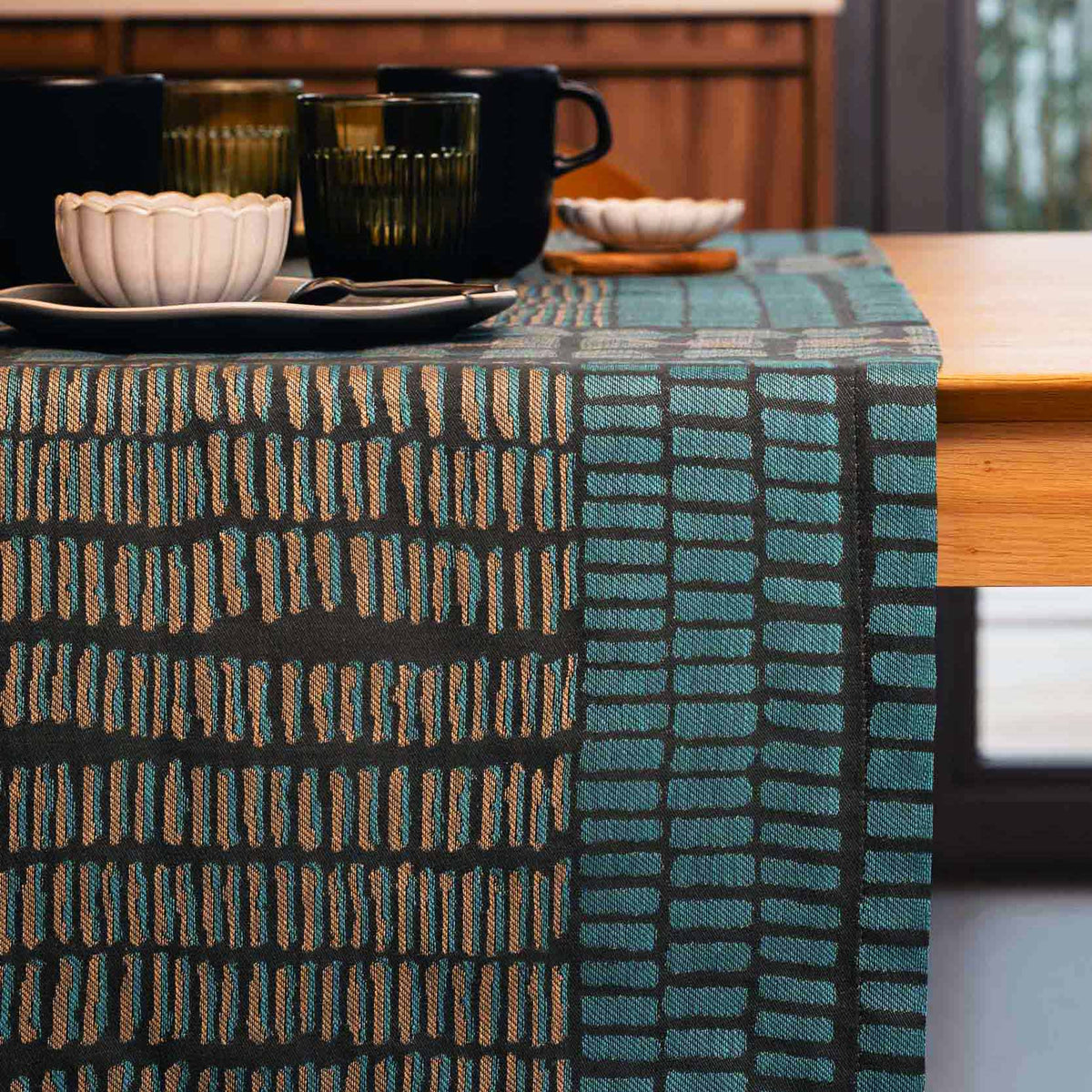 OPALINE SCALES TABLE RUNNER