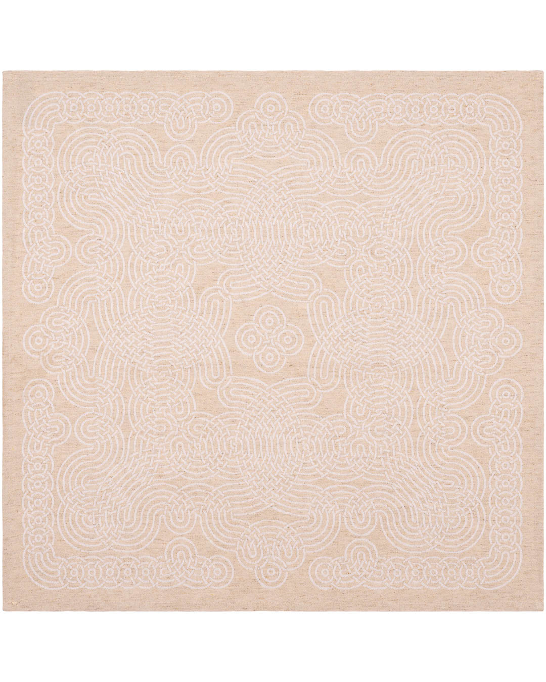 MEANDRE LINEN/WHITE NAPKIN
