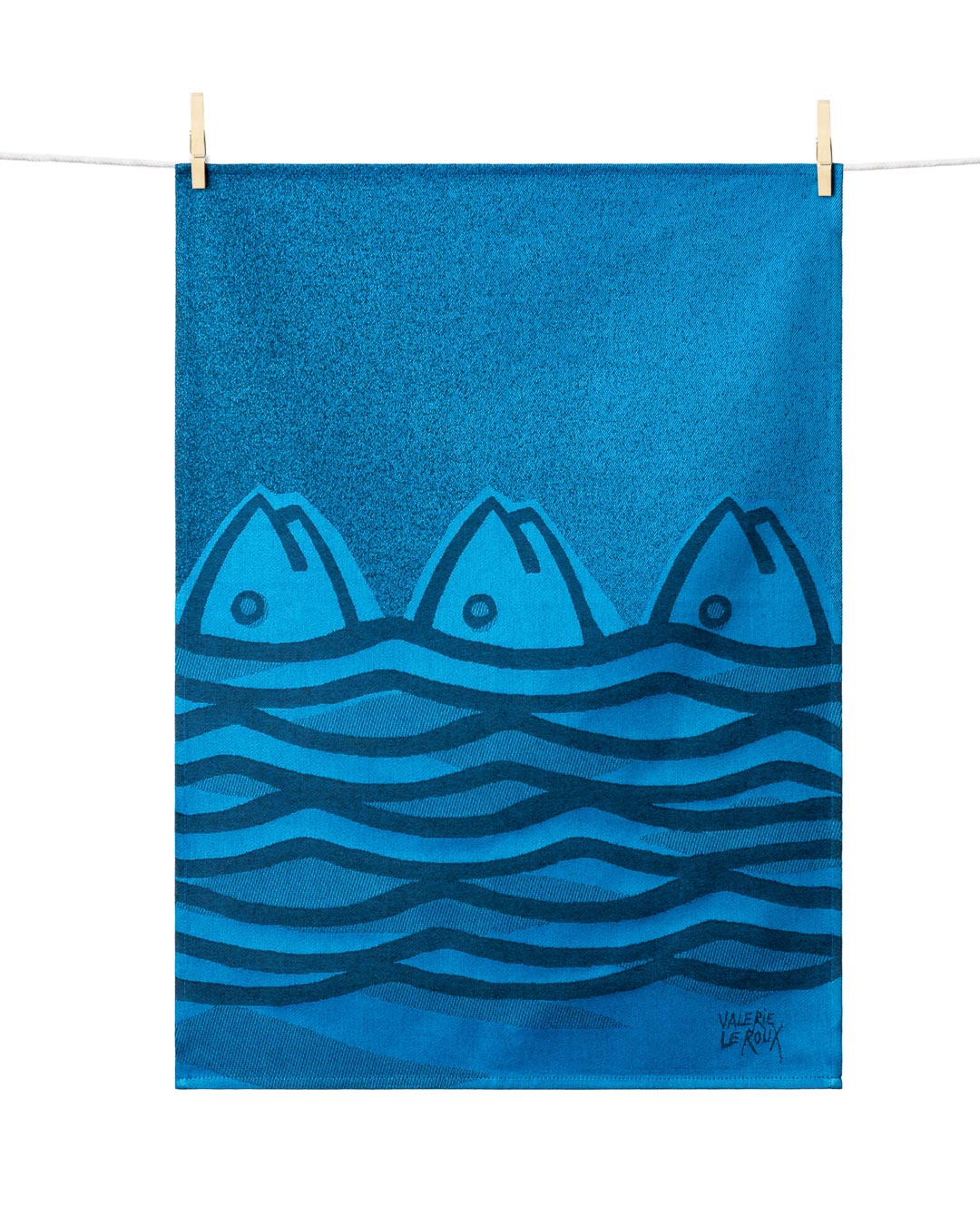 SET OF 3 ATLANTIQUE TEA TOWELS