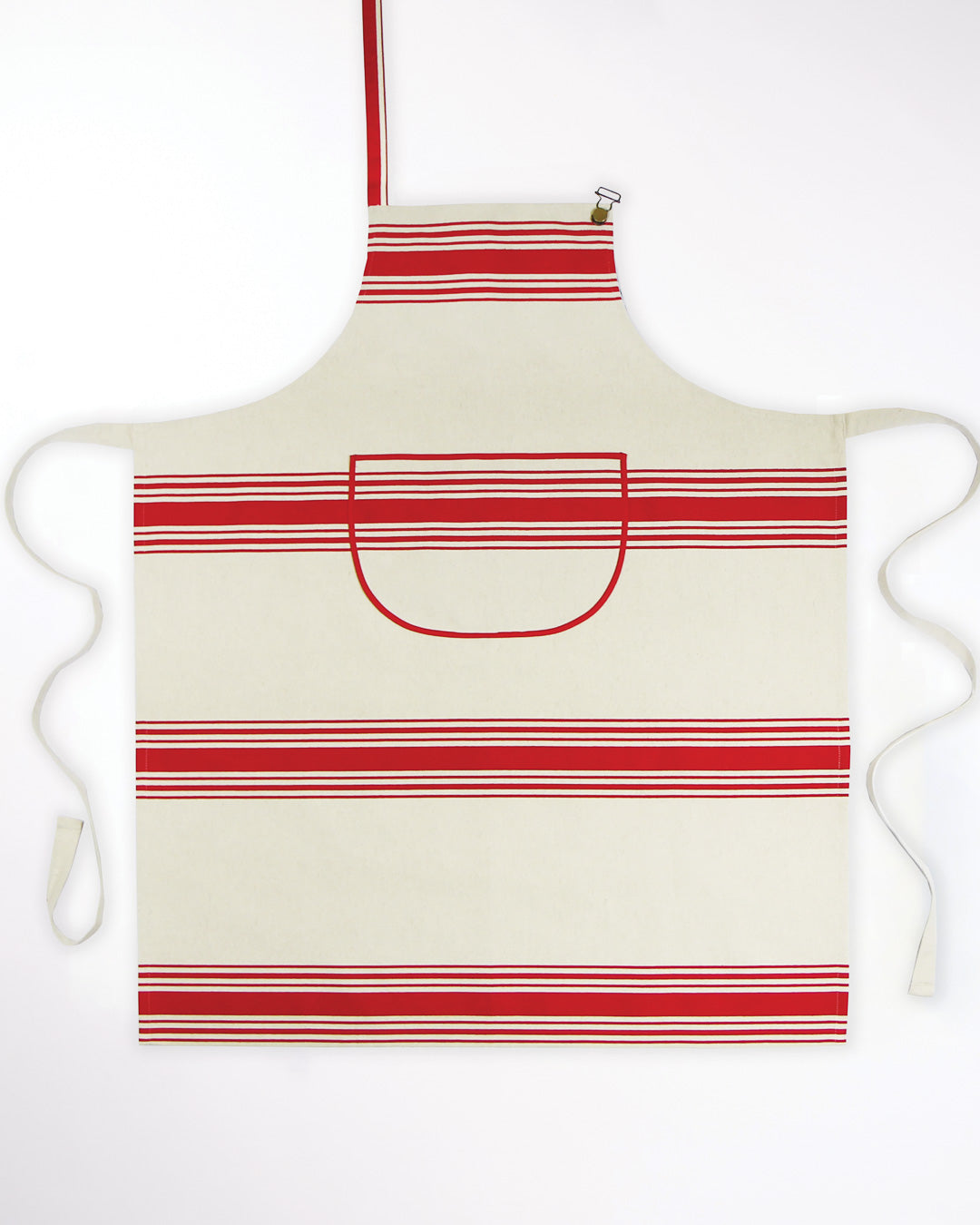 RED TWILL APRON
