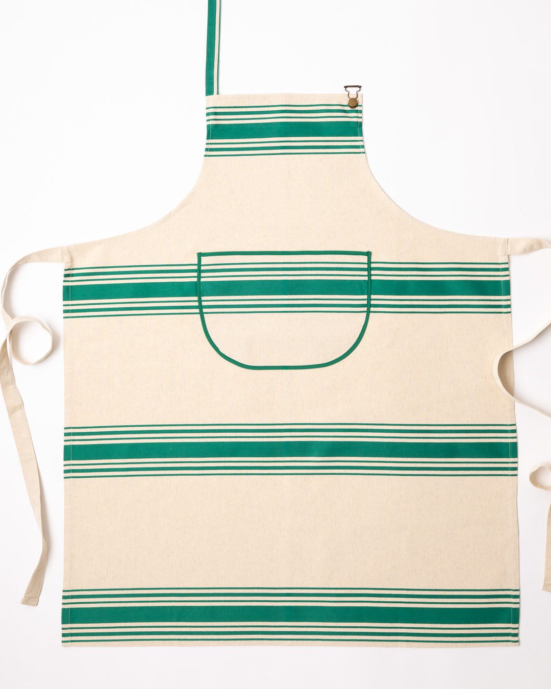 GREEN TWILL APRON