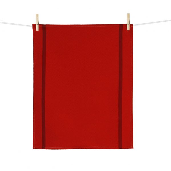 essuie mains colorama rouge linge basque