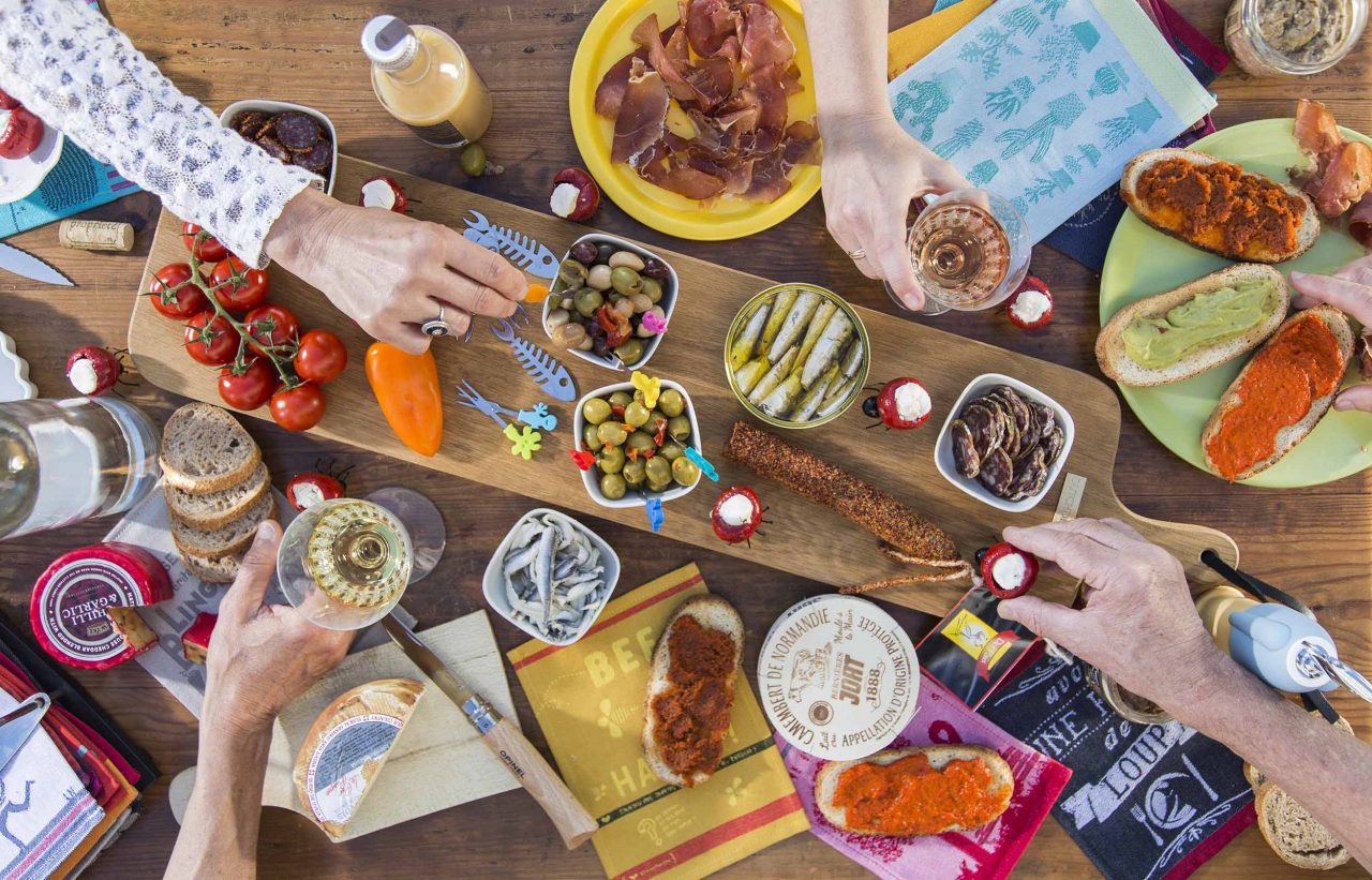 Apéritif gourmand autour des para-tapas Moutet