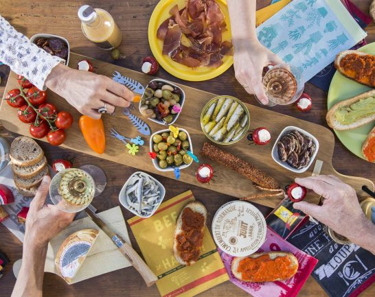 Apéritif gourmand autour des para-tapas Moutet