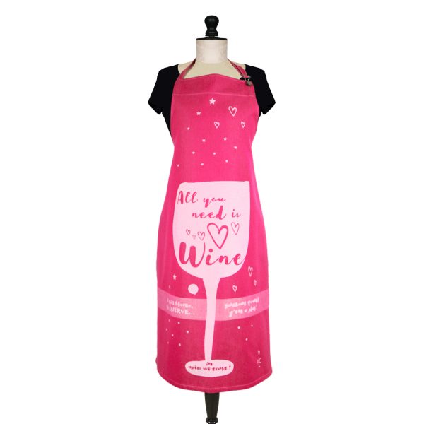 Tablier All you need is wine Patrick Lebas