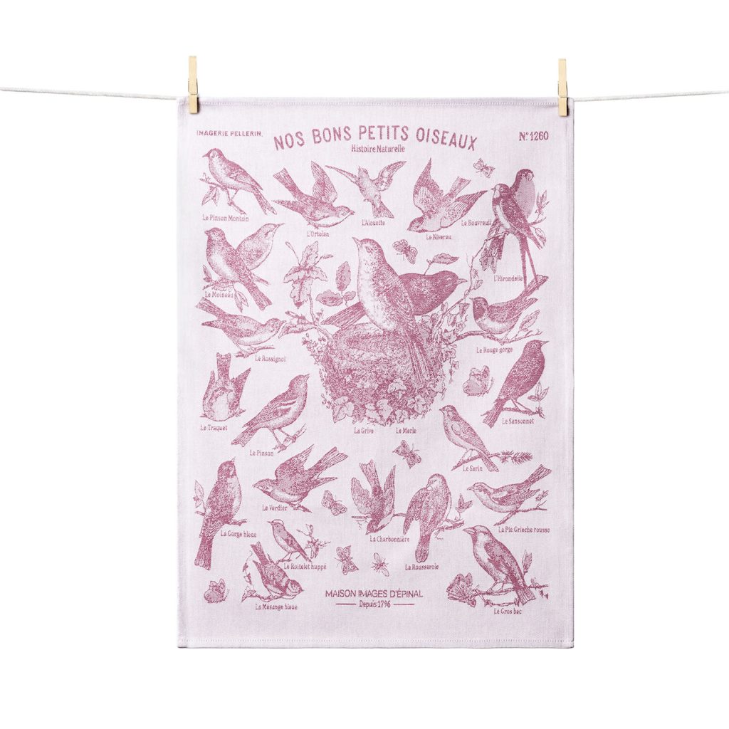 NOS BONS PETITS OISEAUX TEA TOWEL