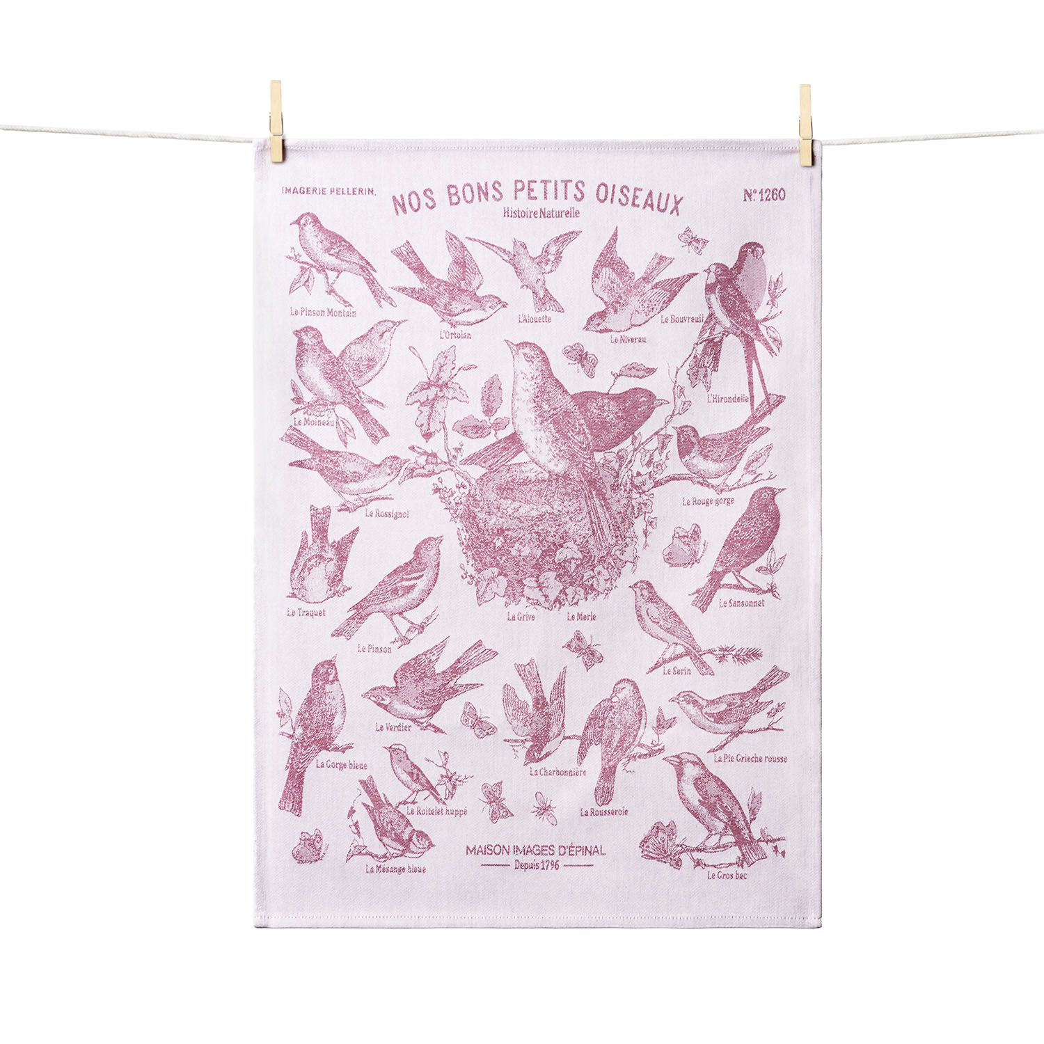 TORCHON NOS BONS PETITS OISEAUX