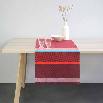 Textile contemporain tissage jacquard design mini labo