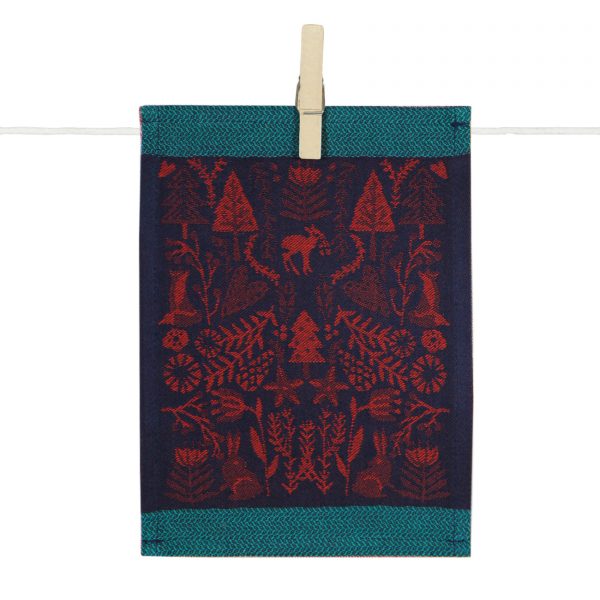 style scandinave pour cette mini serviette de table qui apporte une touche ethnique et colorée à la décoration de noel