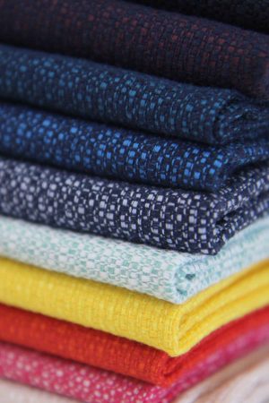 Linge basque véritable. Collection d'essuie-mains tissé en france, en Béarn