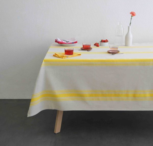 Nappe coutil jaune