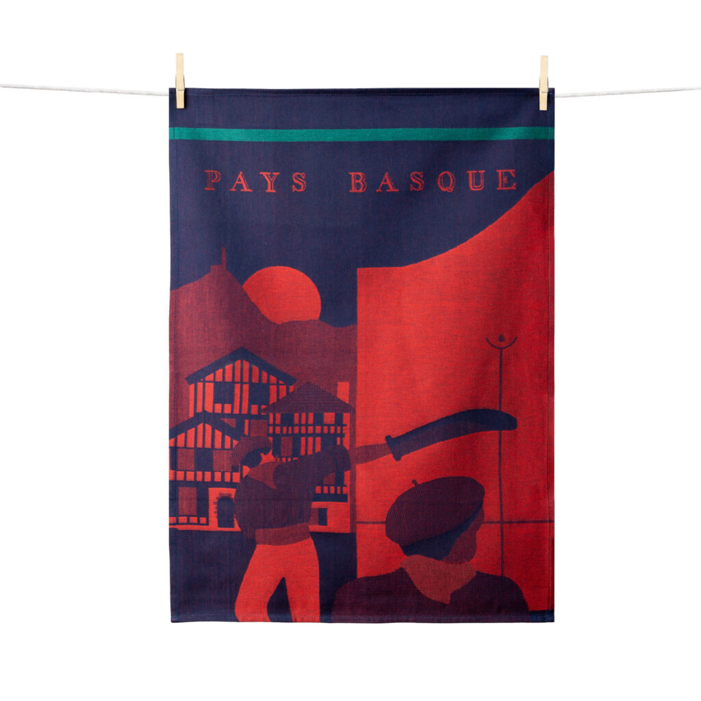 PELOTE BASQUE TEA TOWEL