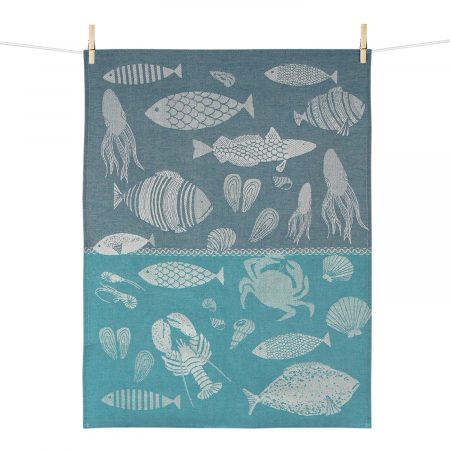 Tea towel - torchon pêche