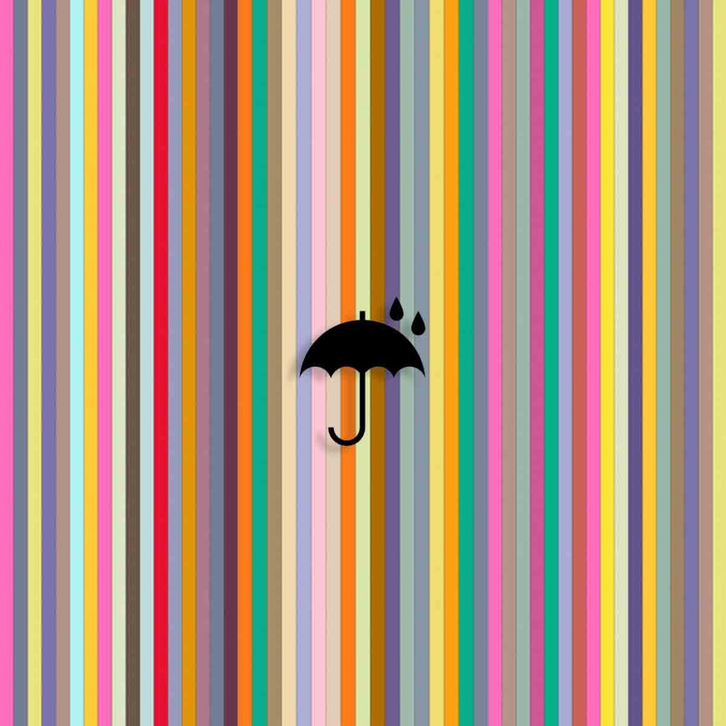 ARC-EN-CIEL COATED TABLECLOTH