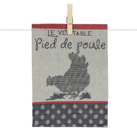 mini serviette pied de poule