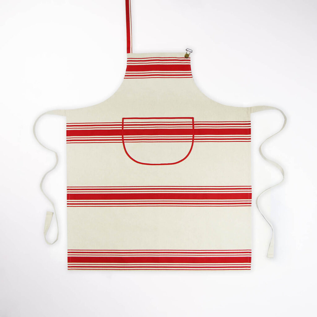 TABLIER COUTIL ROUGE
