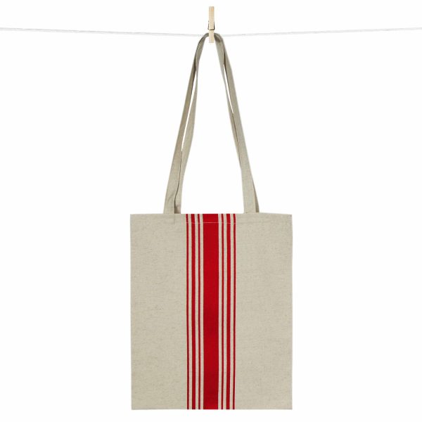 Tote Bag Coutil rouge