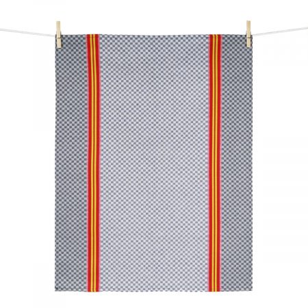 torchon ciboulette gris