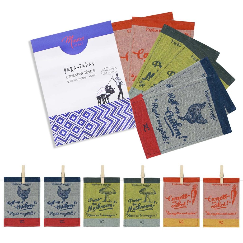 BOX MIT 6 MINI-SERVIETTEN “LETTERPRESS”