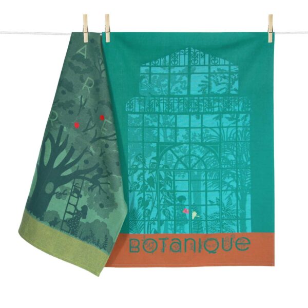 SET OF 2 BOTANICAL TEA TOWEL