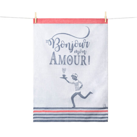 BONJOUR MON AMOUR TEA TOWEL