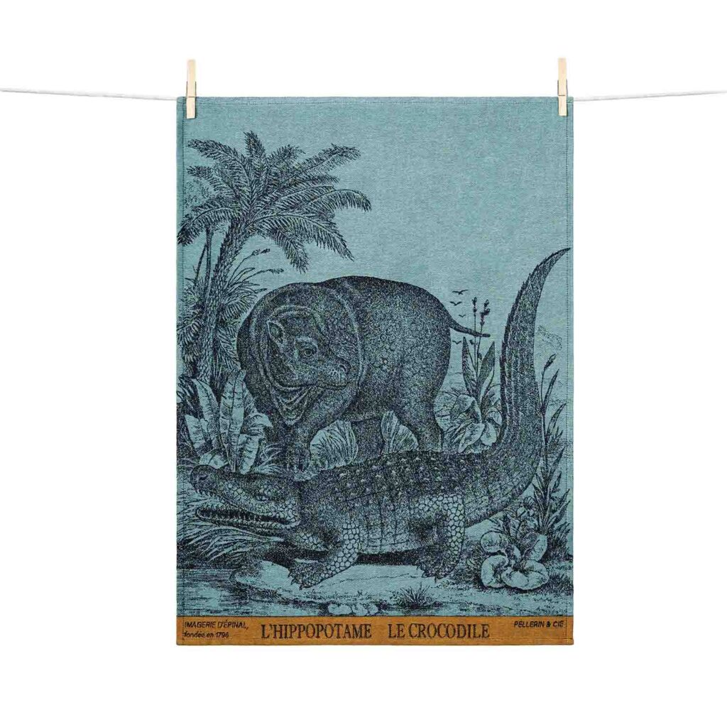 HIPPOPOTAME ET CROCODILE