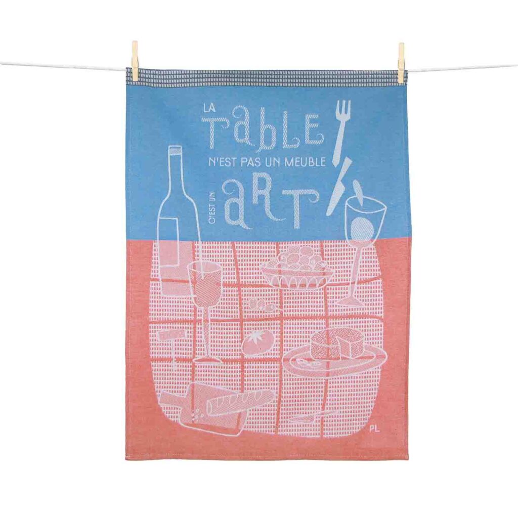 TORCHON LA TABLE EST UN ART