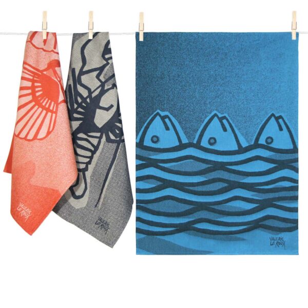 COFFRET 3 TORCHONS ATLANTIQUE