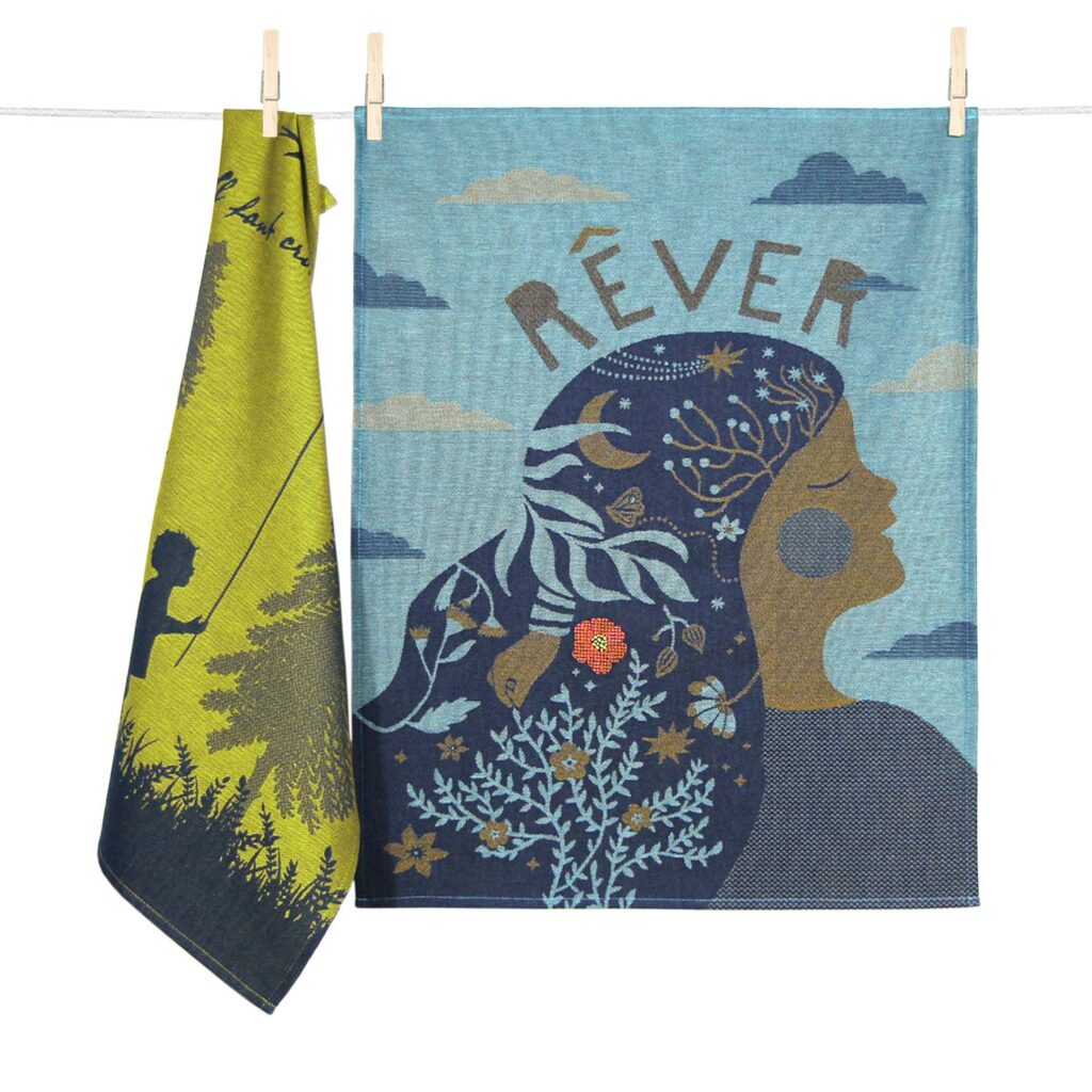 SET OF 2 RÊVER TEA TOWELS