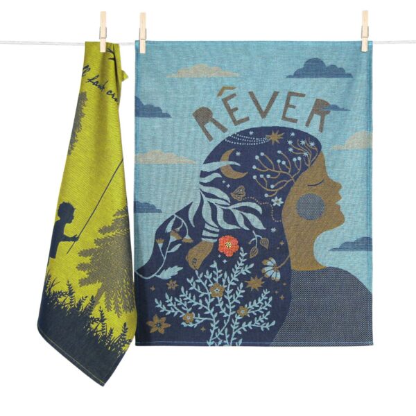 SET OF 2 RÊVER TEA TOWELS