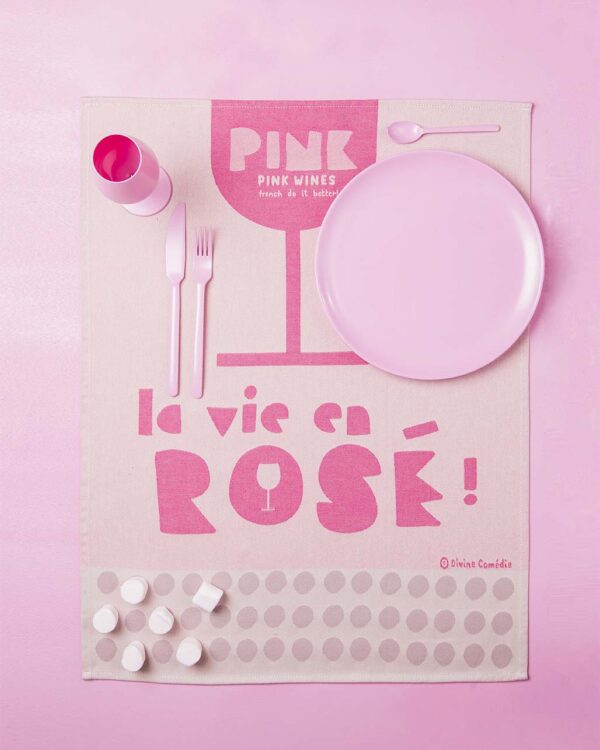 LA VIE EN ROSÉ TEA TOWEL - Image 2