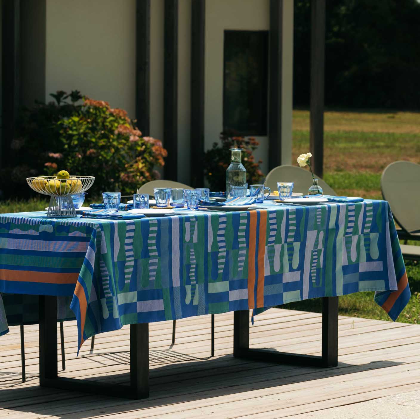 DUNE BLUE TABLECLOTH - Image 4