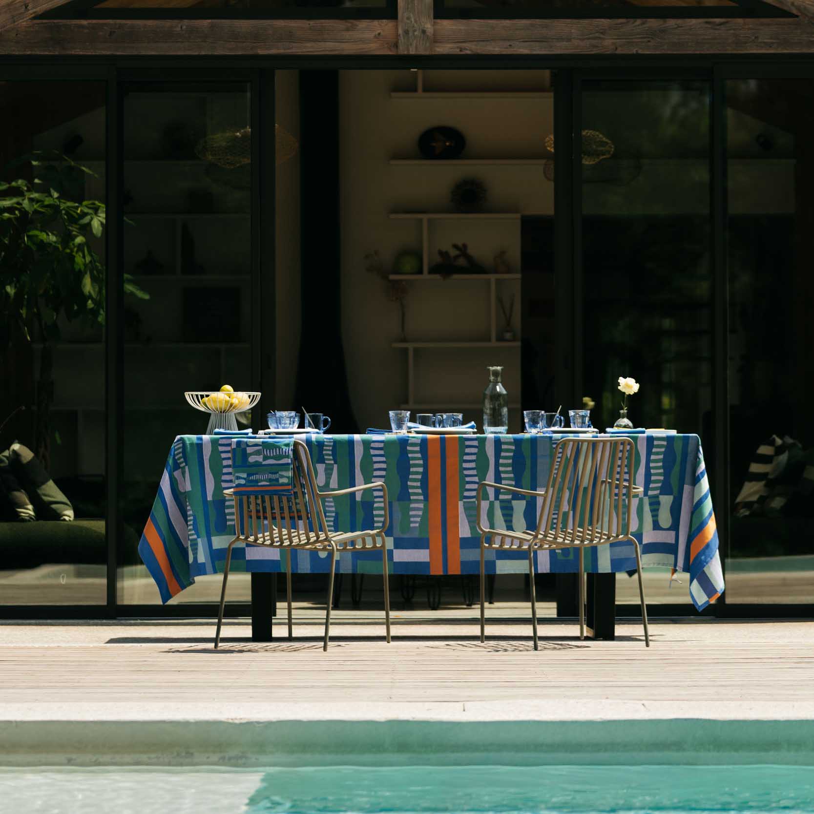 DUNE BLUE TABLECLOTH - Image 7