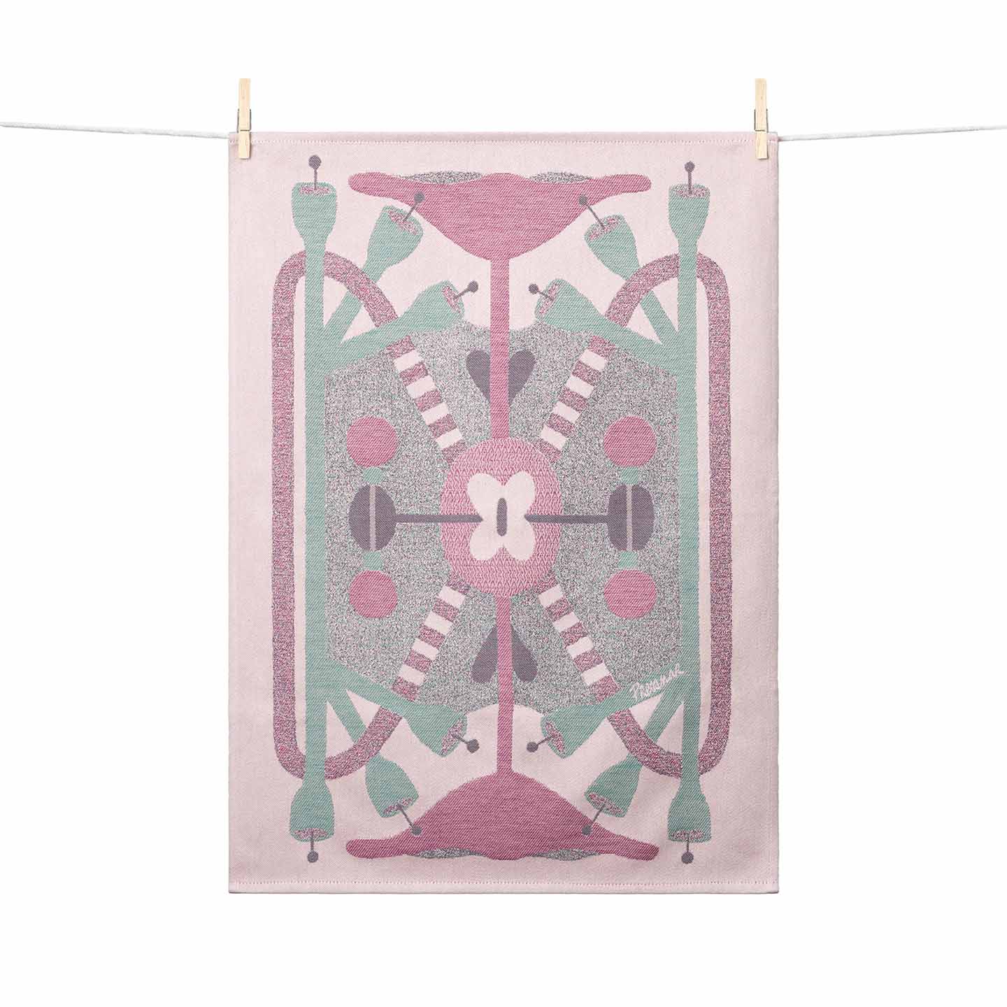 UN JARDIN VU DU CIEL TEA TOWEL