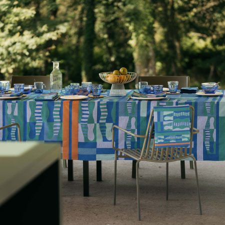 DUNE BLUE TABLECLOTH
